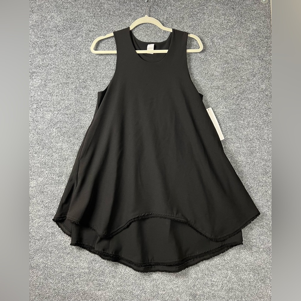 Vintage Design Today's Mini Dress Women's Size XS‎ Black Asymmetric Tiered NWT